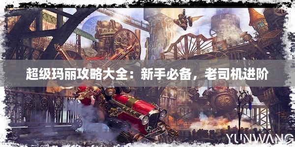 超级玛丽攻略大全：新手必备，老司机进阶