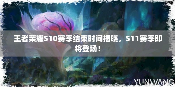 王者荣耀S10赛季结束时间揭晓，S11赛季即将登场！