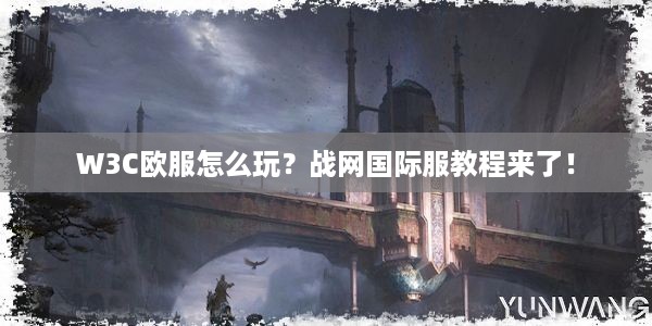 W3C欧服怎么玩？战网国际服教程来了！