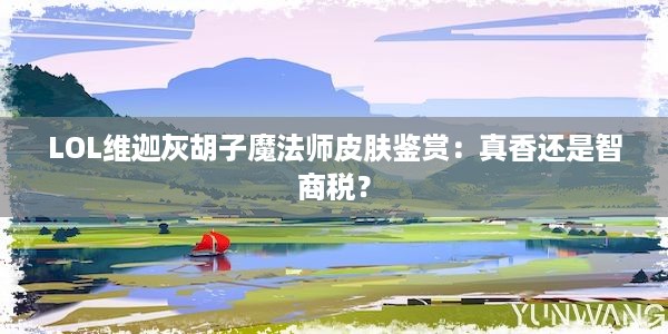 LOL维迦灰胡子魔法师皮肤鉴赏：真香还是智商税？