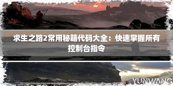 求生之路2常用秘籍代码大全：快速掌握所有控制台指令