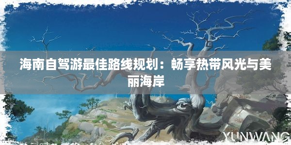 海南自驾游最佳路线规划：畅享热带风光与美丽海岸