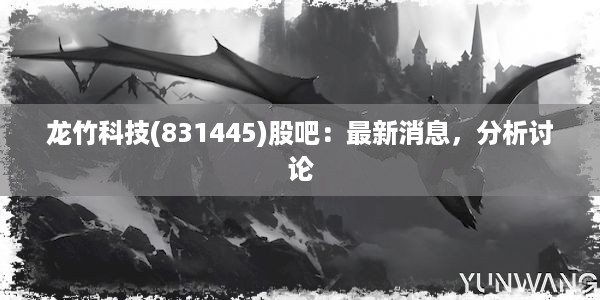 龙竹科技(831445)股吧：最新消息，分析讨论