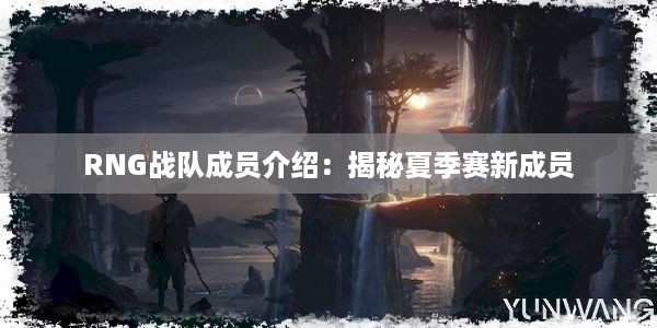 RNG战队成员介绍：揭秘夏季赛新成员