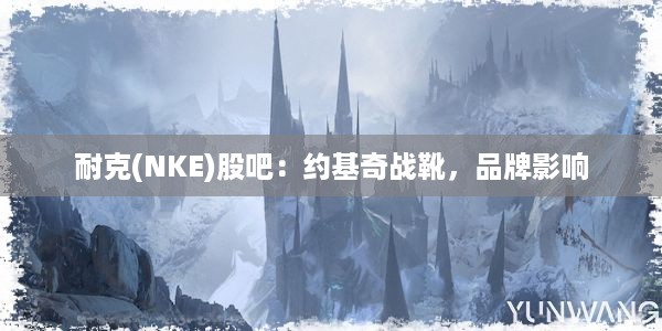 耐克(NKE)股吧：约基奇战靴，品牌影响