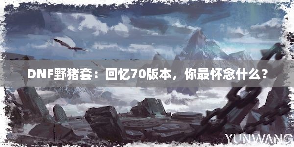 DNF野猪套：回忆70版本，你最怀念什么？