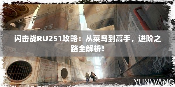 闪击战RU251攻略：从菜鸟到高手，进阶之路全解析！