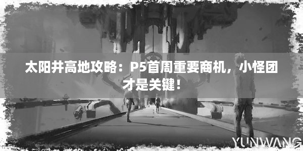 太阳井高地攻略：P5首周重要商机，小怪团才是关键！