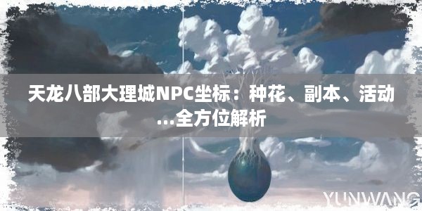 天龙八部大理城NPC坐标：种花、副本、活动...全方位解析