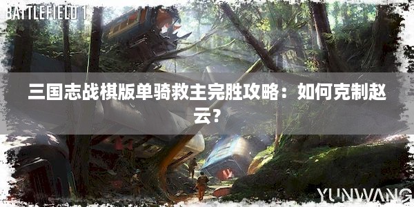 三国志战棋版单骑救主完胜攻略：如何克制赵云？