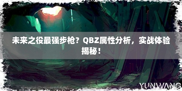 未来之役最强步枪？QBZ属性分析，实战体验揭秘！