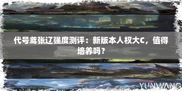 代号鸢张辽强度测评：新版本人权大C，值得培养吗？