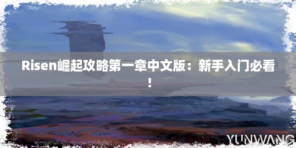 Risen崛起攻略第一章中文版：新手入门必看！