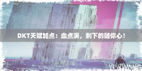 DKT天赋加点：血点满，剩下的随你心！