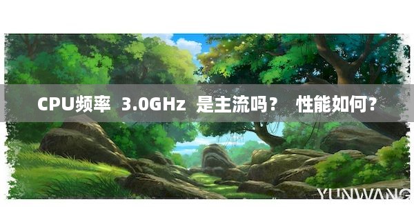 CPU频率  3.0GHz  是主流吗？  性能如何？