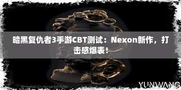 暗黑复仇者3手游CBT测试：Nexon新作，打击感爆表！