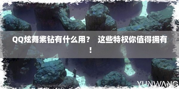 QQ炫舞紫钻有什么用？  这些特权你值得拥有！