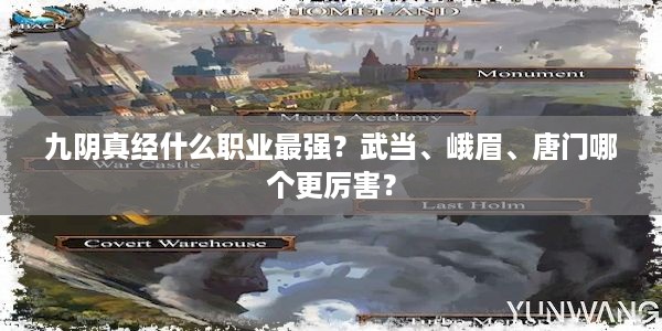 九阴真经什么职业最强？武当、峨眉、唐门哪个更厉害？