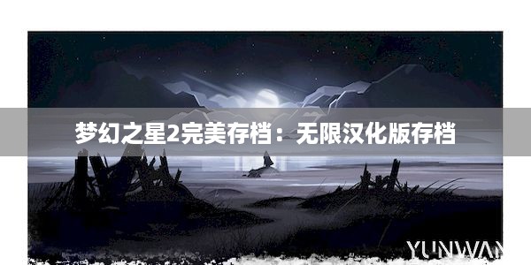 梦幻之星2完美存档：无限汉化版存档