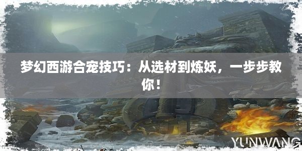 梦幻西游合宠技巧：从选材到炼妖，一步步教你！