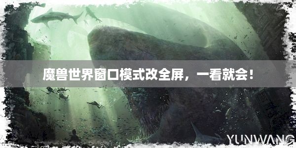 魔兽世界窗口模式改全屏，一看就会！