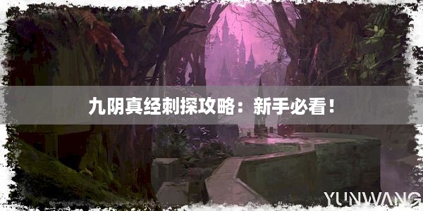 九阴真经刺探攻略：新手必看！