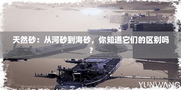 天然砂：从河砂到海砂，你知道它们的区别吗？