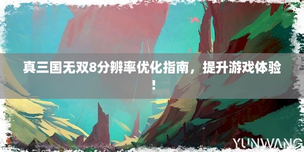 真三国无双8分辨率优化指南，提升游戏体验！