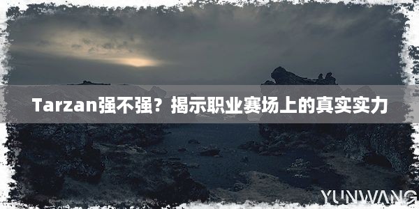 Tarzan强不强？揭示职业赛场上的真实实力