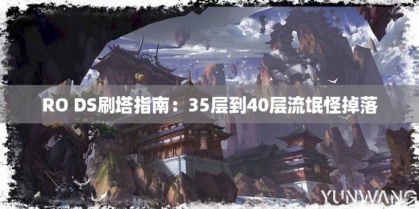 RO DS刷塔指南：35层到40层流氓怪掉落